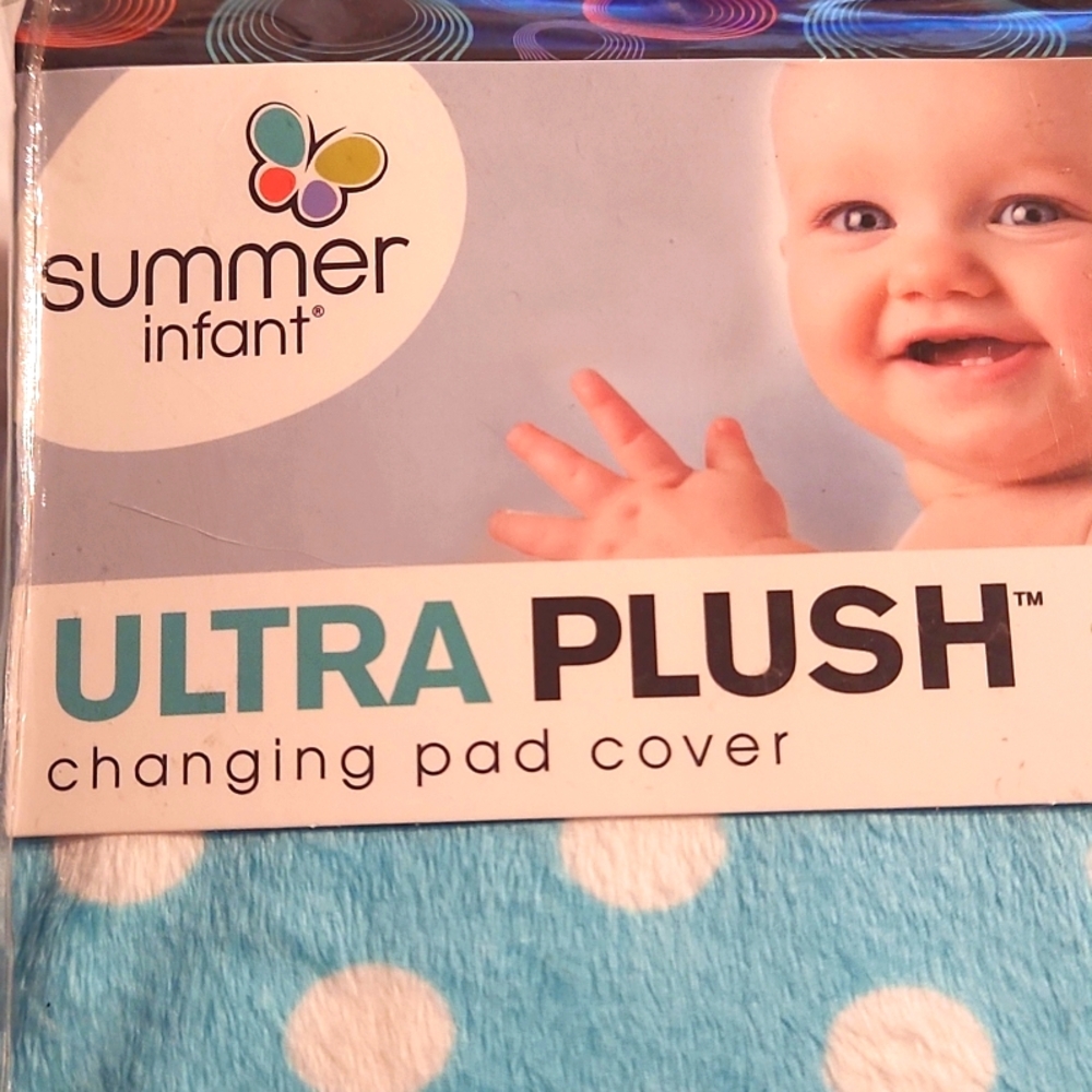 SUMMER INFANT ULTRA PLUSH CHANGING COVER 16 X 32IN GIRLS AND BOYS - Picture 6 of 9